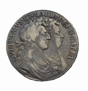 1689 Halfcrown William & Mary - Picture 1 of 2