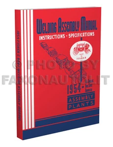 Cadillac Fisher 1954 carrocería montaje de soldadura manual Deville Series 62 60 Eldorado - Imagen 1 de 3