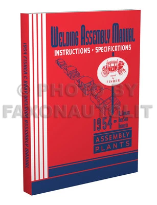 Cadillac Fisher 1954 carrocería montaje de soldadura manual Deville Series 62 60 Eldorado Foto 1 de 3