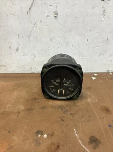 Vintage Electric Auto-Lite Type B-7 Aircraft Gauge 10229-A15 Temp Oil Fuel 3&1 - Picture 1 of 5
