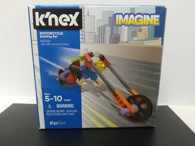K'nex imagine 61 piece motorcycle building set - Image 1 of 4