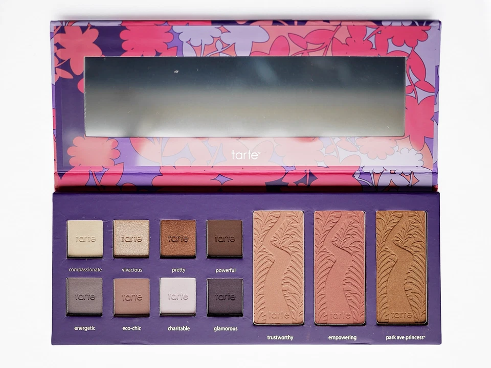 Tarte Empower Flower Amazonian Clay Collector's Eye Shadow Blush Bronzer Palette - Image 1 of 4