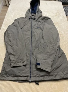 Vintage Nike Jacket Long Men’s Hoodie Classic L Look At Pictures For Small Stain - Picture 1 of 23