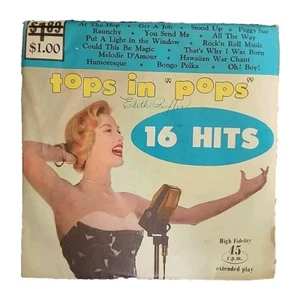 tops in "pops" 4 45rpm 7" by Promenade Records, 1957 Pop Music, EX - Picture 1 of 12