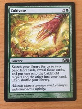 MTG 1x Cultivate Sorcery Forest M11 Magic 2011 Magic the Gathering Card