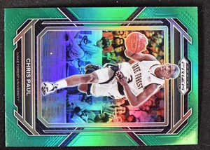 2023-24 Prizm Draft Picks Base Green #71 Chris Paul - Demon Deacons !