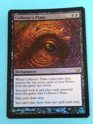 Magic the Gathering Lorwyn - COLFENOR'S PLANS - Black Rare FOIL NMINT MTG - Image 1 of 2