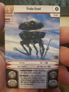 Star Wars Imperial Assault Probe Droid Alternate Art Promo Card Asmodee - Picture 1 of 2
