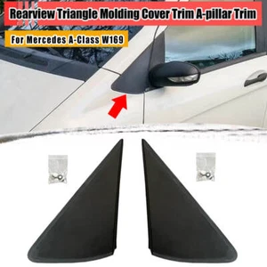 1Pair Rearview Triangle Molding Trim for Mercedes A Class For W169 A1696900287 - Picture 1 of 9