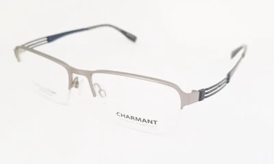 Marco de gafas CHARMANT CH12303 TITANIO gris 55 mm HOMBRE medio sin montura luz Foto 1 de 3