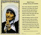 +Holy Card-"Saint Teresa of Calcutta" ...Daily Prayer Holy Card-  (HC10-S1}