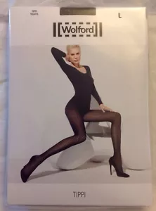Medias Pantimedias Wolford Tippi Caper Oliva Talla L Nuevas en Paquete 14417 Se adapta a la Talla 14/16 - Imagen 1 de 4