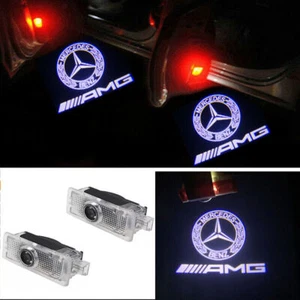 New HD LED Door Light Laser Projector for Mercedes-Benz CLS C218 CLA C117 AMG - Picture 1 of 5