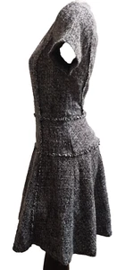 Vintage XS - S Michael Kors Winter Weight Woven Slub Fabric Lined Dress - Picture 1 of 7
