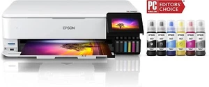 New Epson EcoTank Photo ET-8550 AIO Wireles Supertank Printer Scanner Copier - Picture 1 of 5