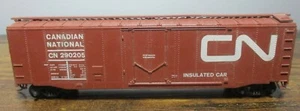 HO Scale CANADIAN NATIONAL 50' Insulated Box Car, CN 290205 ~ Weighted, Kadees - Picture 1 of 6