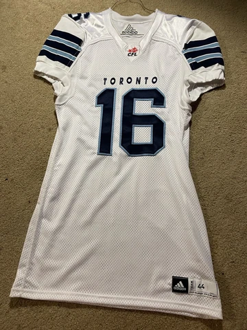 Adidas CFL #16 Team Issued Toronto Argonauts Football Jersey Uniform 2016 Cover