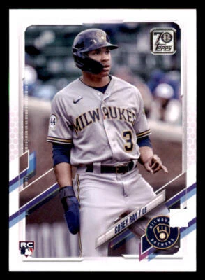 2021 Topps Update #US93 Corey Ray RC - Image 1 of 2