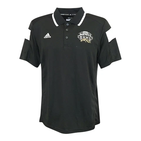 Western Michigan Broncos NCAA Adidas Men's Bowl Strings Logo Black Polo Shirt Cover