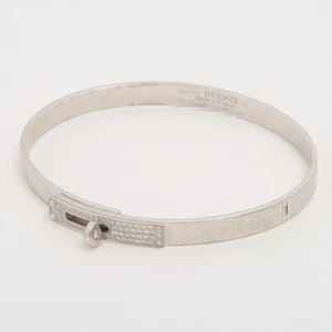 Hermès Kelly diamond Bracelet 750(WG) 26.1g 0.33 XL - Picture 1 of 7