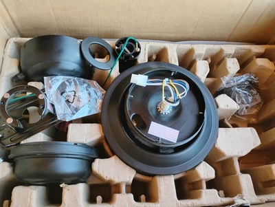 52 In Lilly Crest Ceiling Fan Parts Motor ,Slide On Bracket And More SEE Photos - Image 1 of 4