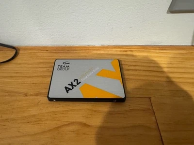 Team Group AX2 256GB 3D NAND TLC 2.5 Inch SATA III Internal SSD - Only 25 Hours - Image 1 of 3