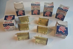 Lot of 6 Vintage Kap-Pak Fuel Tank B-22 Brass Wedge Tank 1 1/4 oz Capacity - Picture 1 of 1
