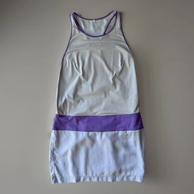 Женское теннисное платье Lululemon 8 фиолетовое повседневное спортивная одежда гламурное удобное - Изображение 1 из 4