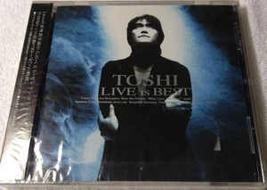 Toshi: Live Is Best- Japan CD Sealed X JAPAN 1997 - Picture 1 of 2