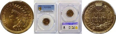 1862 Indian Head Cent    PCGS MS-66 - Image 1 of 3