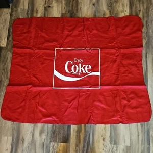 Vintage Coca-Cola Throw By Chatham (Fleece Blanket) 55" X 45" NOS - Picture 1 of 5