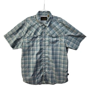 Howler Bros Pescador Pearl Snap Langarm Angelhemd Herren XL kariert Schlitz - Bild 1 von 11