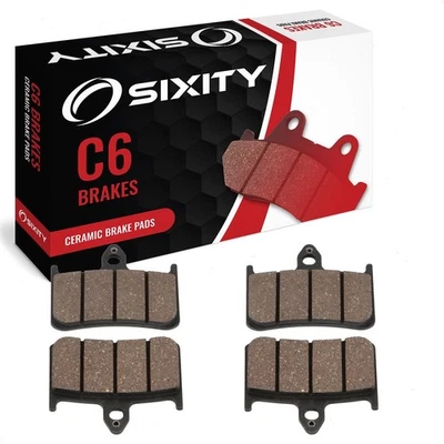 Juego de pastillas de freno delanteras cerámicas Honda VFR750R RC30 1990 kit completo rv Foto 1 de 4