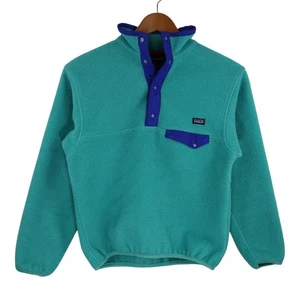 Vtg 1990 Patagonia Snap-T Fleece Pullover Jacket Kid’s Youth 14 M/L Boys Girls - Picture 1 of 11