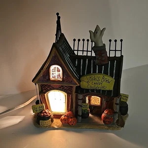 2013 Witch's Brew Candy Cauldron Lighted Haunted House Susan Winget Halloween - Picture 1 of 14