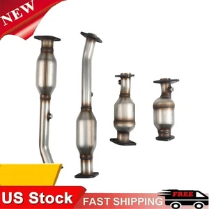 Flex pipe For 2005-2018 Nissan Frontier Highflow 4Pcs Direct Fit Replacement - Picture 1 of 9