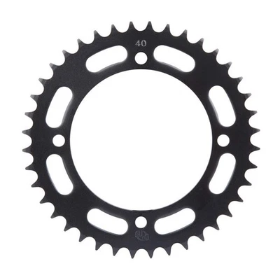 Piñón de acero trasero de accionamiento primario 40 dientes negro para Yamaha XT600 1984-1989 Foto 1 de 4