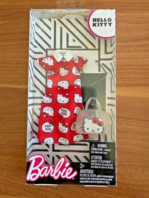 Mattel Barbie Hello Kitty Red Dress Fashion Pack outfit 2017 MIB Sanrio  - Image 1 of 2