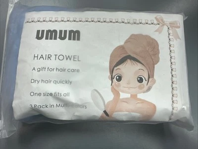 Pack de tres toallas de microfibra para el cabello Foto 1 de 3