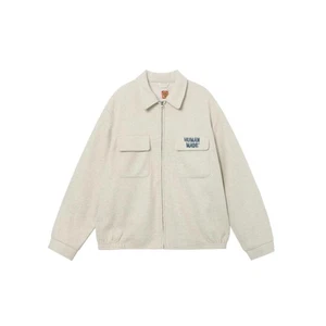 Retro Human Made Woolen Jacket Coat Baseball Uniform Loose Casual Unisex - Picture 1 of 11