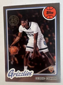 2025 Topps Cedric Coward R/C 45th Anniversary Foil - Picture 1 of 2