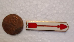 OA Small Gold & white Ordeal pin 1 inch long pin - Picture 1 of 2