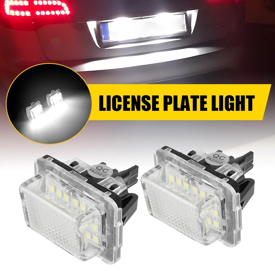 Luz LED de matrícula para W204 Mercedes-Benz S204 S212 C207 W212 W221 Foto 1 de 4