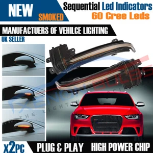 2x Dynamic Mirror Lamp LED Turn Signal Indicator AUDI A4 A5 S5 B8.5 RS5 RS4 M8 - Picture 1 of 9