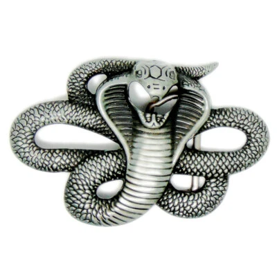 Snake Belt Buckle Western Cowboy Native American Motorcyclist  (SNK-03) - Image 1 of 2