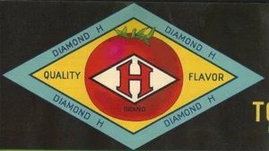 Diamond H Brand Tomatoes Crate Label Hazelhurst Mercantile Co. Hazelhurst, Ms. - Picture 1 of 2