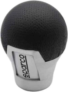 SPARCO-CORSA Sparco Corsa Shift Knob BK Leather Metal AT MT SPG101_J New - Picture 1 of 8