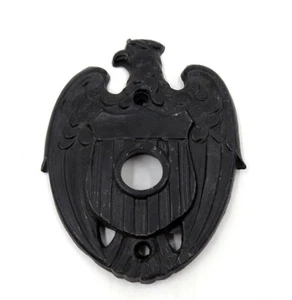 NOS Druckknopf Türklingel Schild mit Adler American Art Metal Works SF Cal - Bild 1 von 3