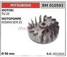 Flywheel Magnetic Mitsubishi Engine Tu 26 Power Pump Koshin Sem 25 010593