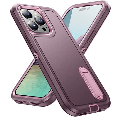 Funda rígida resistente a prueba de golpes para iPhone 16 Pro Max 15 14 13 12 11 Foto 1 de 4